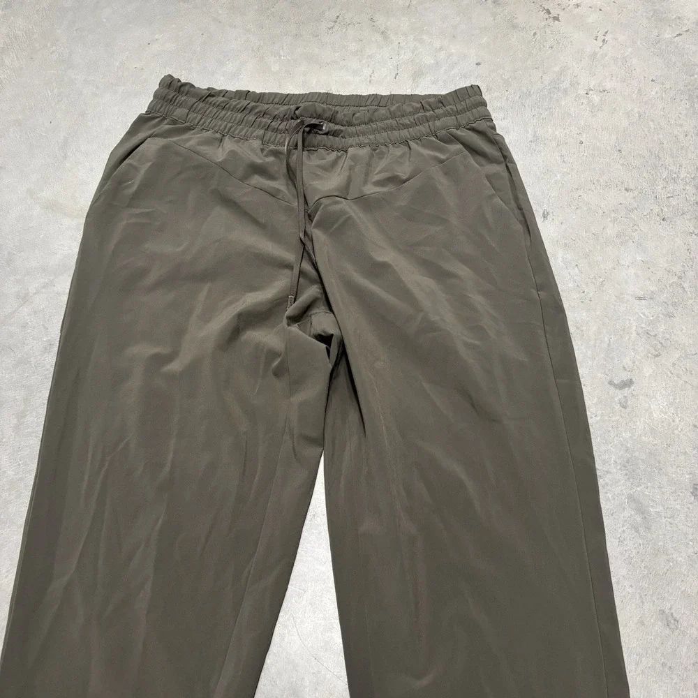 Indevya Women's Pants Lightweight Size Small Olive Green Loose Fit Joggers‎ Yoga